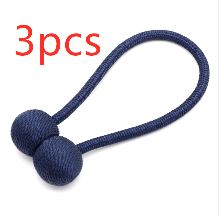 Hooked Dormitory Magnets Free Punching Lace Storage Straps Curtains with magnet buckles curtains fixed clip free - Amazitshop