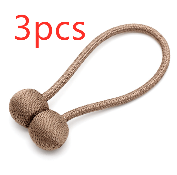 Hooked Dormitory Magnets Free Punching Lace Storage Straps Curtains with magnet buckles curtains fixed clip free - Amazitshop