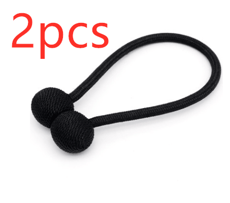 Hooked Dormitory Magnets Free Punching Lace Storage Straps Curtains with magnet buckles curtains fixed clip free - Amazitshop