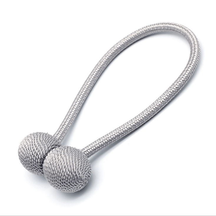 Hooked Dormitory Magnets Free Punching Lace Storage Straps Curtains with magnet buckles curtains fixed clip free - Amazitshop