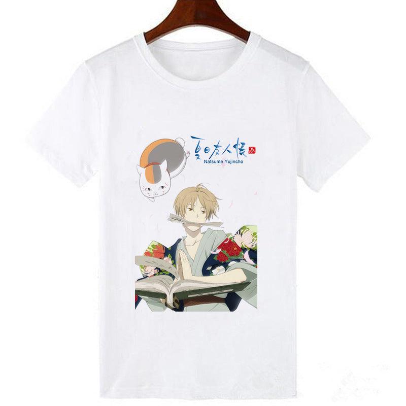 Horro Skull and Cat Femal Tshirt Top Tees kawai T-shirt - Amazitshop