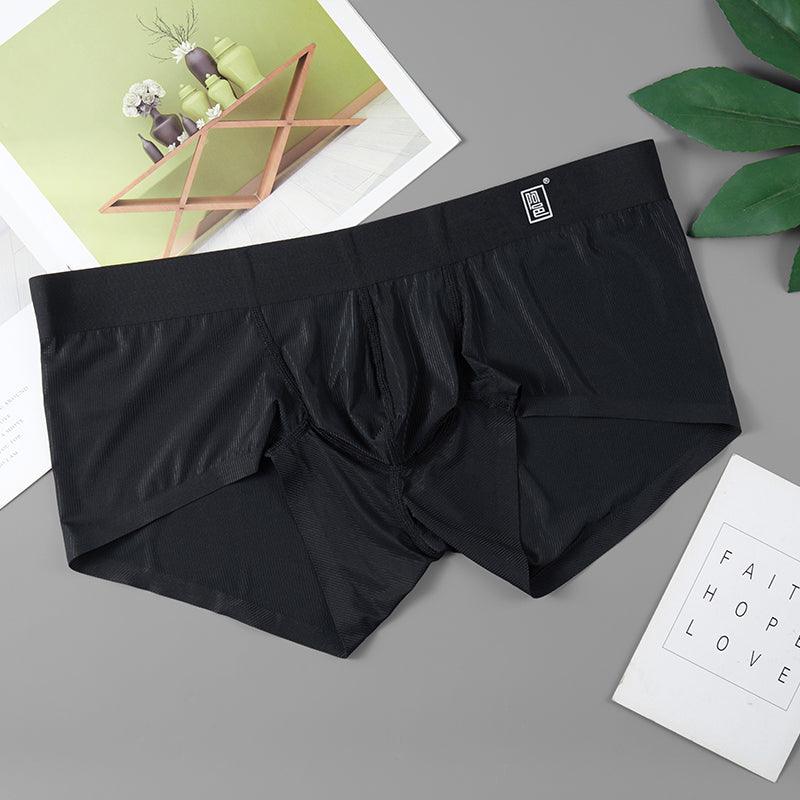 Ice Silk Summer Breathable Boxer Shorts For Men - Amazitshop