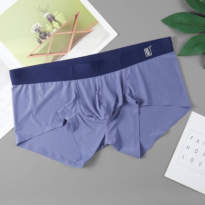 Ice Silk Summer Breathable Boxer Shorts For Men - Amazitshop