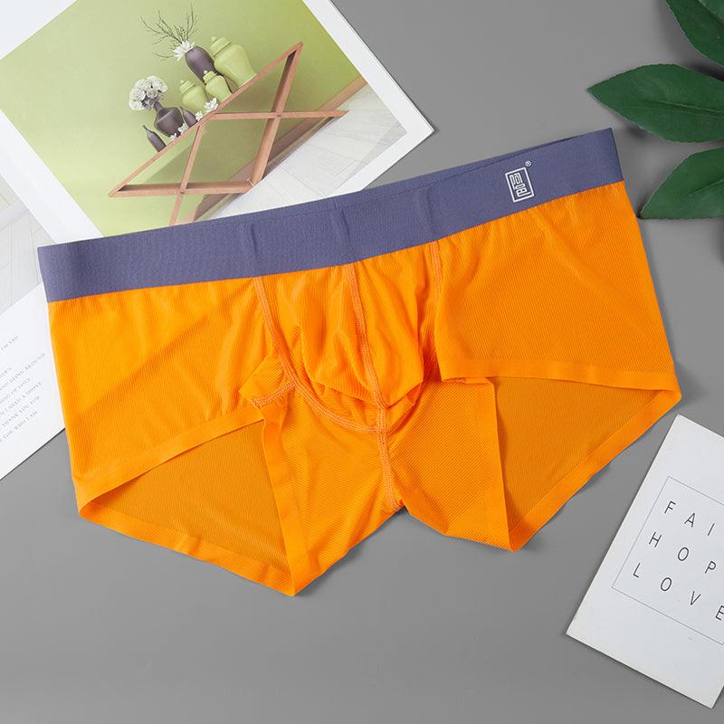 Ice Silk Summer Breathable Boxer Shorts For Men - Amazitshop