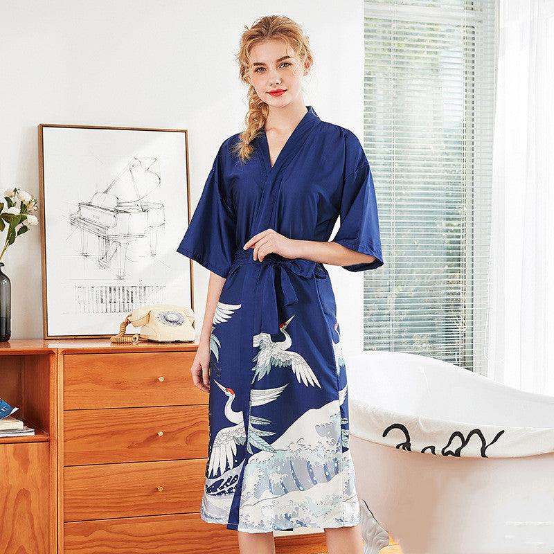 Imitation silk pajamas - Amazitshop