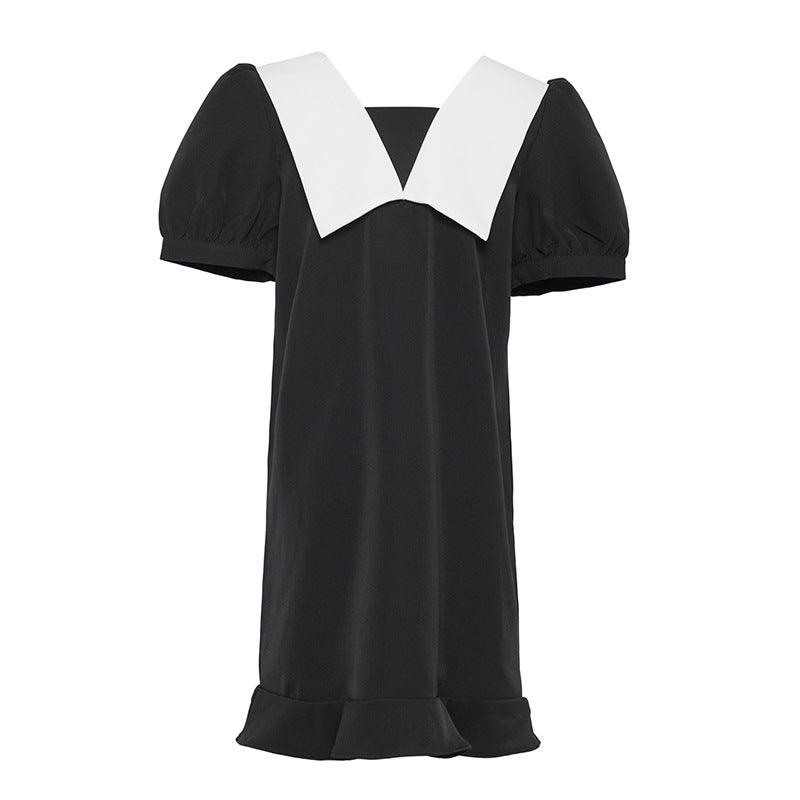 Improved Cheongsam Dresses Women Puff Sleeve Sweet Girls Elegant Harajuku Dresses - Amazitshop