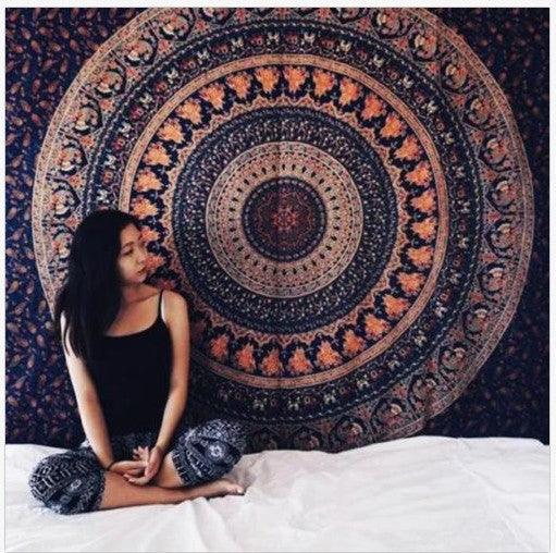 Indian Mandala hanging tapestry tapestry - Amazitshop