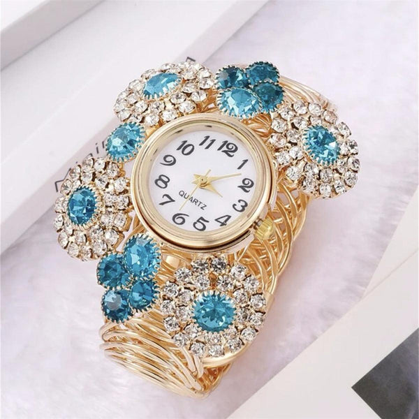 Inlaid Rhinestone Starry Women's Elegant Affordable Luxury Fashion Quartz Watch - Amazitshop