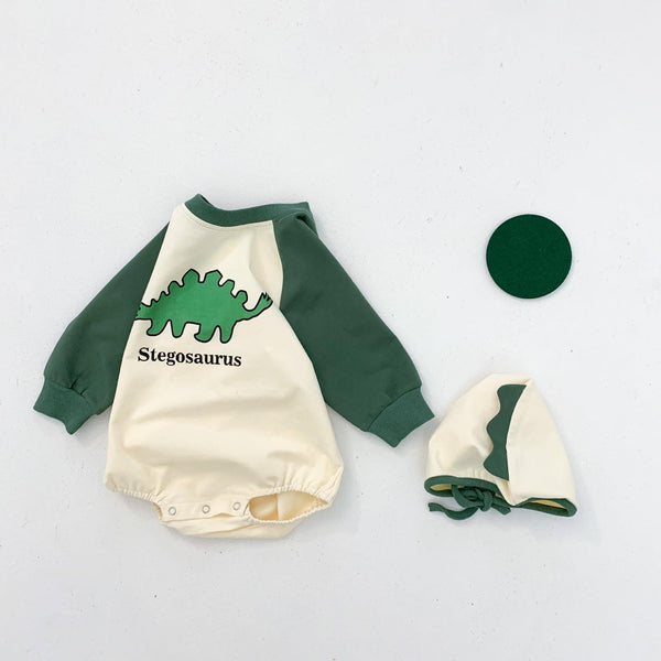 Ins Kids Cartoon Long - Sleeved Baby Jumpsuit - Amazitshop
