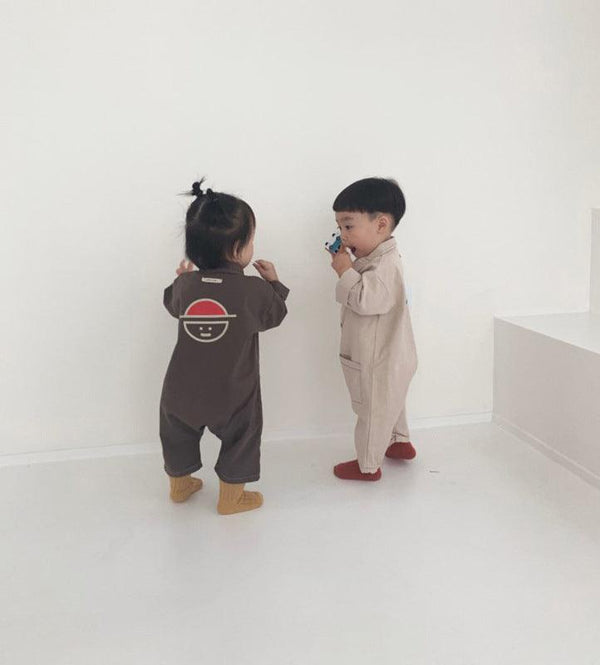 Ins Korean Baby Autumn One - Piece Outerwear For Boys And Girls - Amazitshop