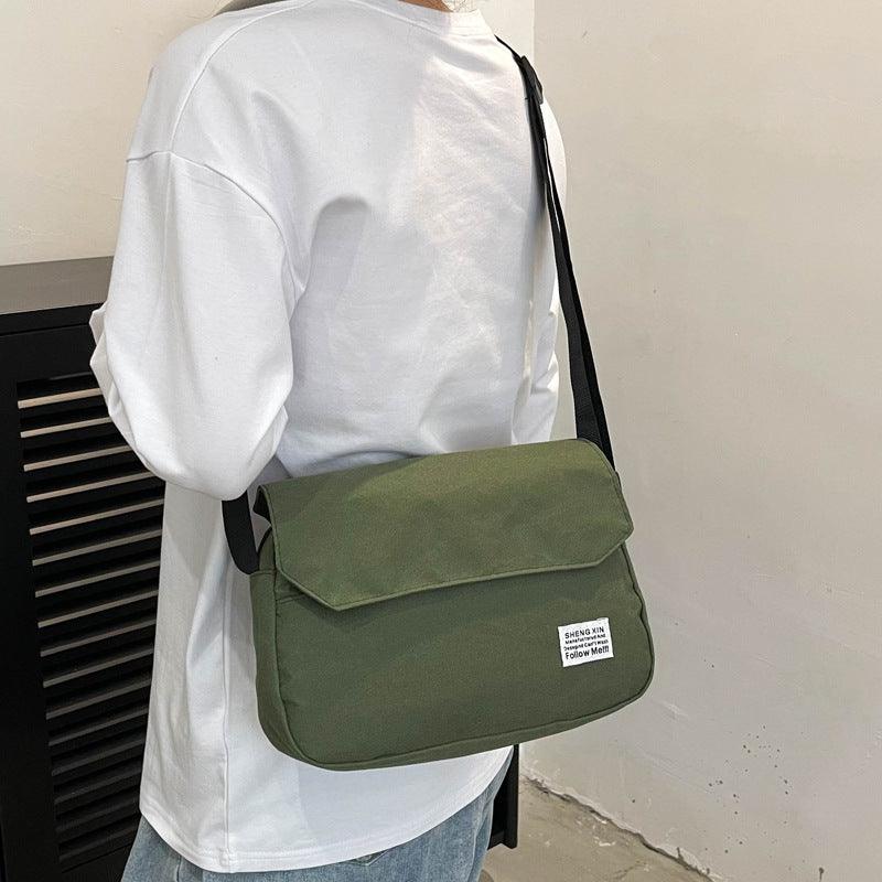 Ins Messenger Bags Women Men Crossbody Shoulder Bag Casual Couple Small Flap Bag - Amazitshop