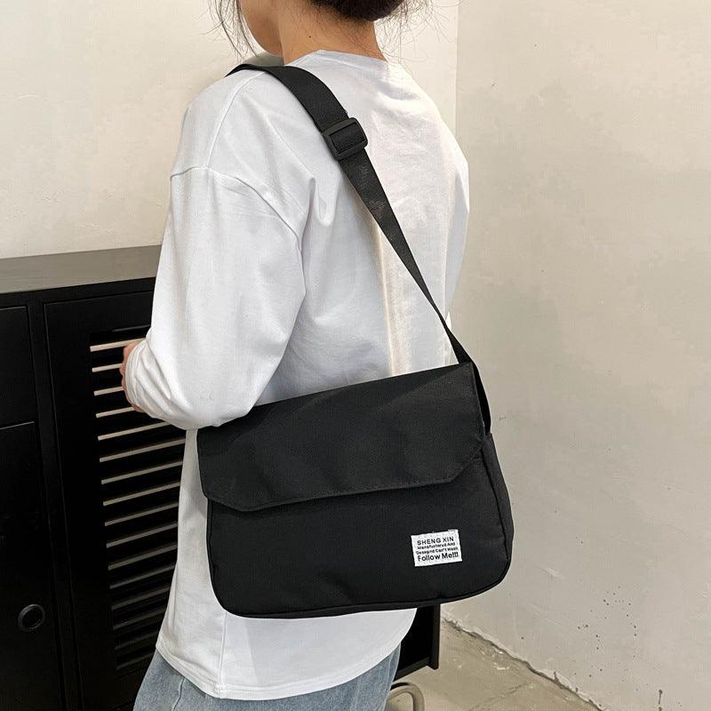 Ins Messenger Bags Women Men Crossbody Shoulder Bag Casual Couple Small Flap Bag - Amazitshop