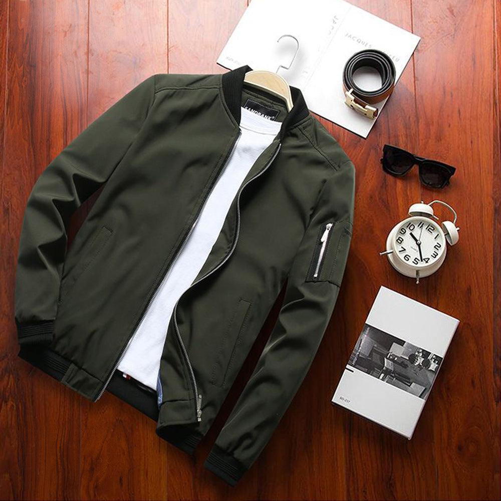 Jacket Casual Jacket Men's Baseball Uniform Youth Trend - Amazitshop
