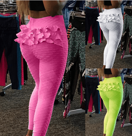 Jacquard slim fit yoga pants with slim hips and slim fit sports bottoms - Amazitshop