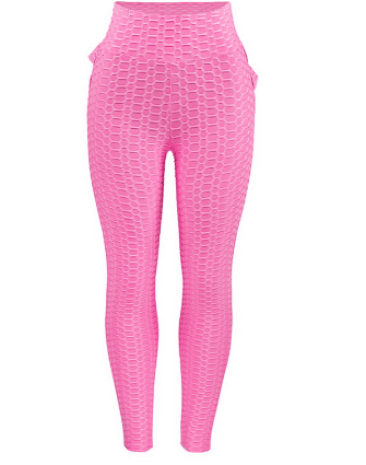 Jacquard slim fit yoga pants with slim hips and slim fit sports bottoms - Amazitshop