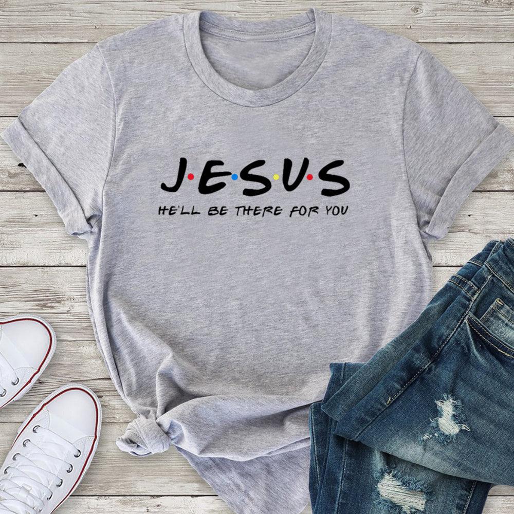 Jesus Print Women Tshirts Cotton Clothes Tops - Amazitshop