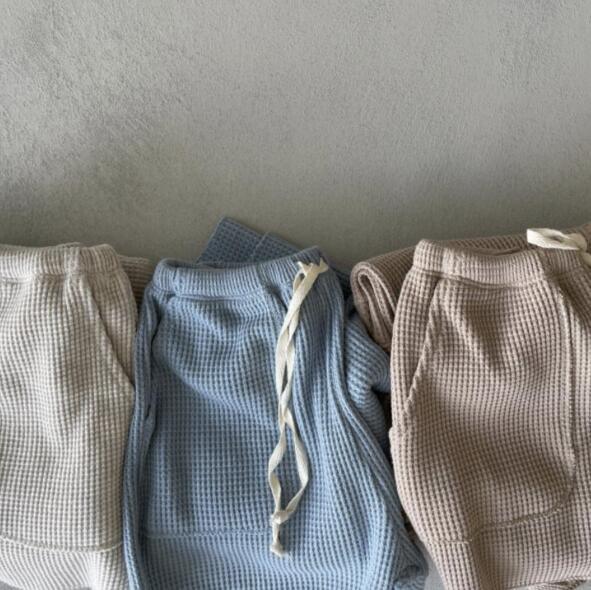 Kids Knitted Waffle Long Sleeve Set - Amazitshop