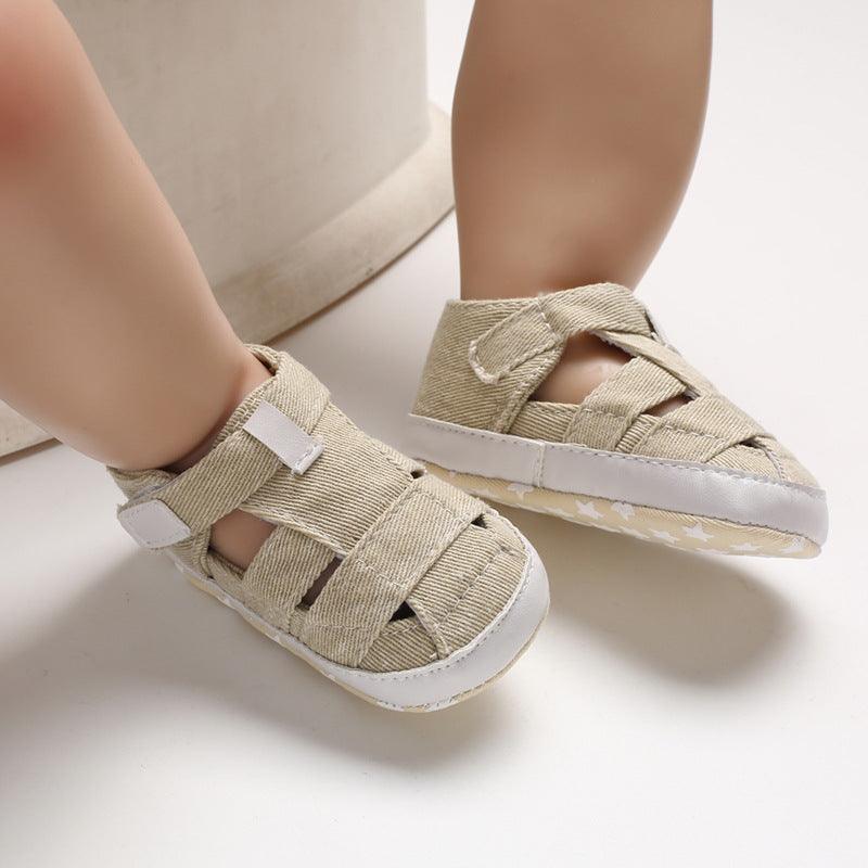 Kids Newborn Baby Boys Fashion Summer Soft Crib Shoes First Walker Anti Slip Sandals Shoe - Amazitshop
