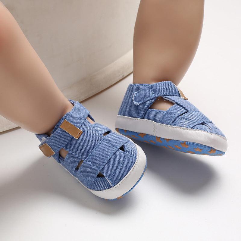 Kids Newborn Baby Boys Fashion Summer Soft Crib Shoes First Walker Anti Slip Sandals Shoe - Amazitshop