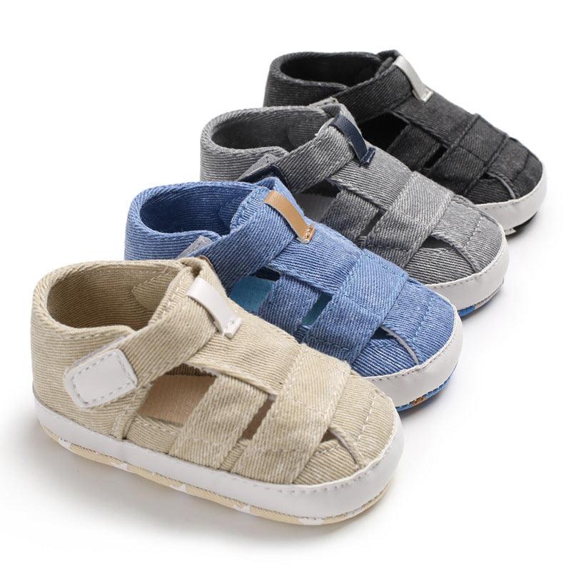 Kids Newborn Baby Boys Fashion Summer Soft Crib Shoes First Walker Anti Slip Sandals Shoe - Amazitshop