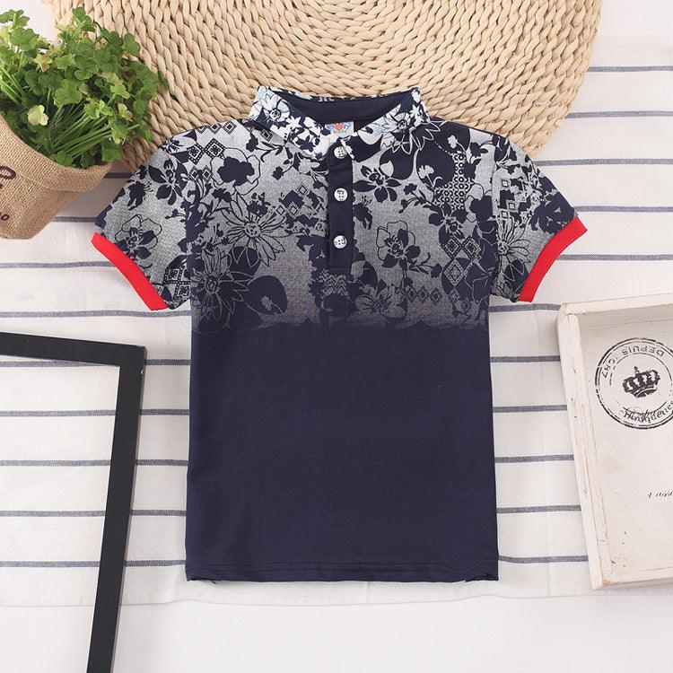 Kids Polo Shirt Boys Tops Wear Children Clothing - Amazitshop