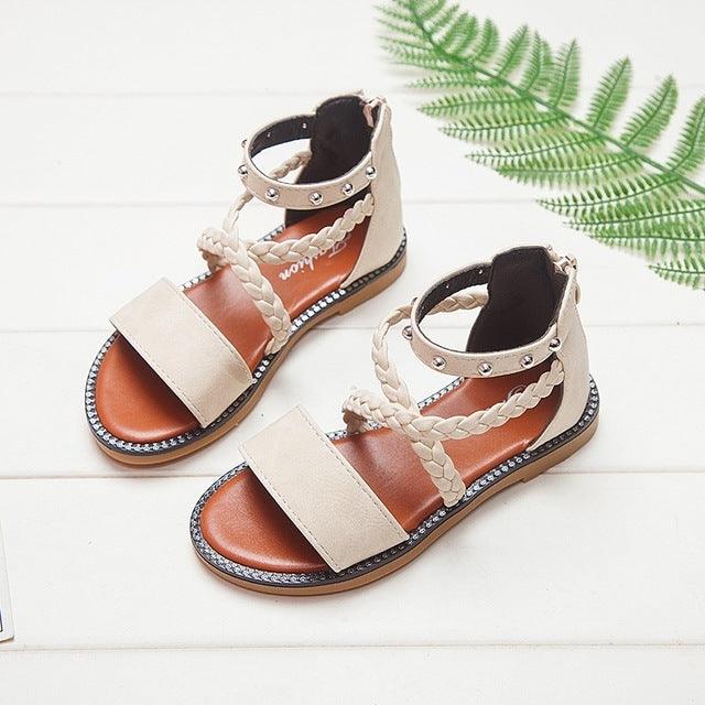Kids Shoes Leather Sandals for Baby Girls Toddlers girl - Amazitshop