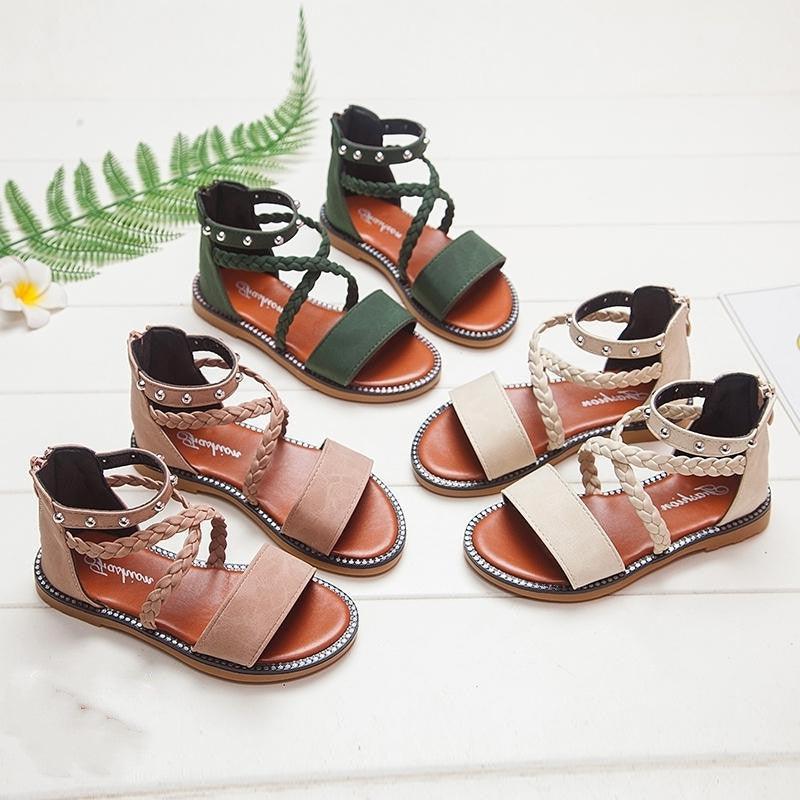 Kids Shoes Leather Sandals for Baby Girls Toddlers girl - Amazitshop
