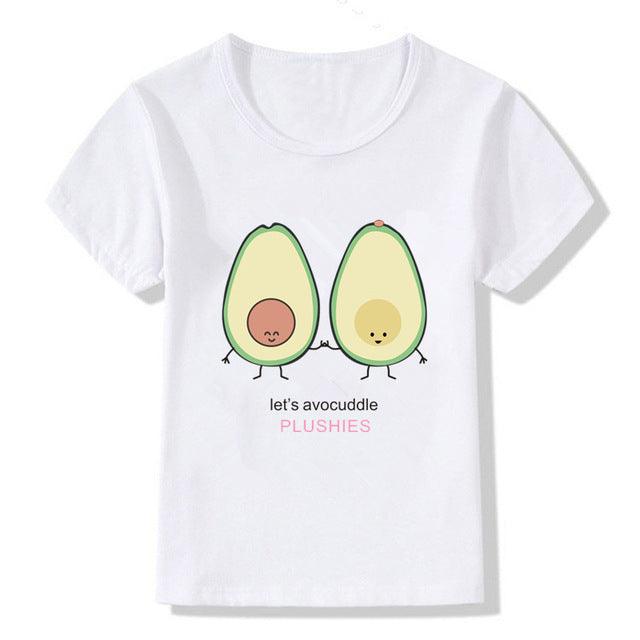 Kids Summer New Cute Vegan Boys Girls T Shirt - Amazitshop