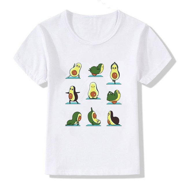 Kids Summer New Cute Vegan Boys Girls T Shirt - Amazitshop