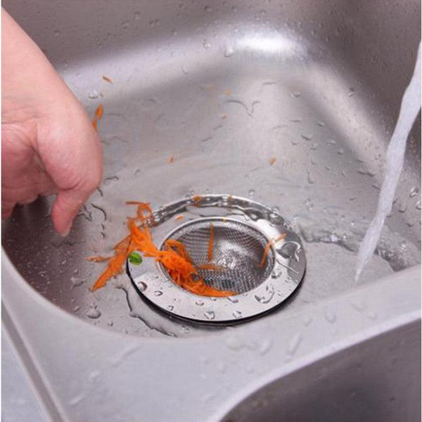 Kitchen Bathroom Sink Stainless Steel Sewer Filter Leaking Net - Amazitshop