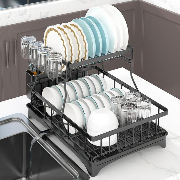 Kitchen Sink Storage Shelf Dish Storage Household - Amazitshop