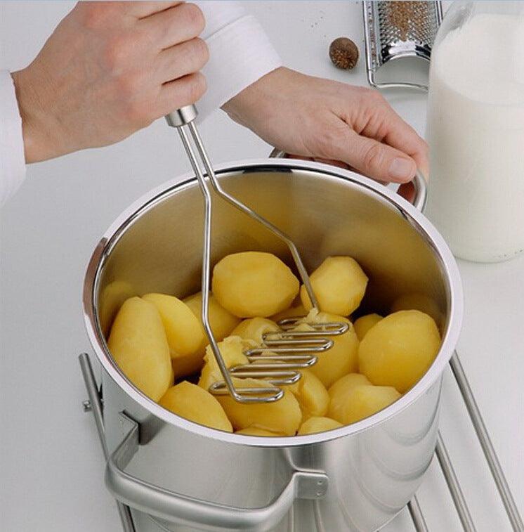 Kitchen Tools Vegetable Gadgets Potato Ricer Mud Machine Potatoes Masher Pressure Mashed Potatoes Masher Device - Amazitshop