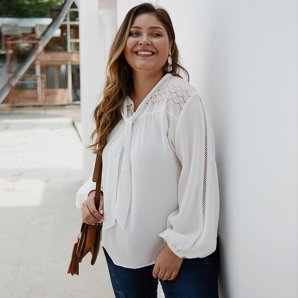 knit T-shirt horn sleeve - Amazitshop