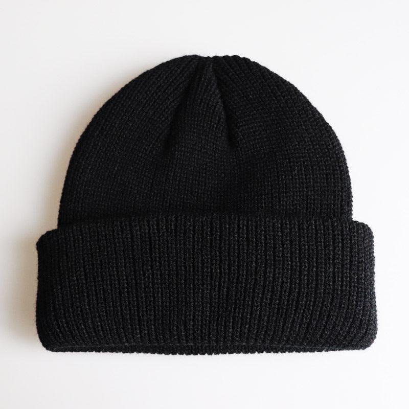 Knitted Woolen Cap Men And Women Melon Leather Cap - Amazitshop