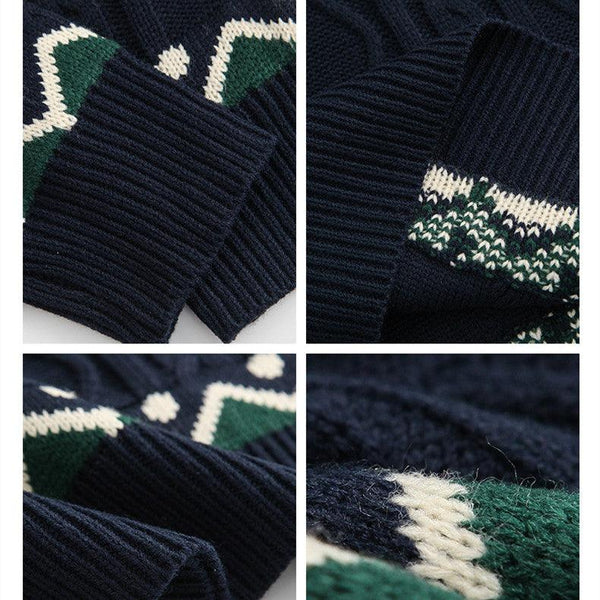 Knitwear Crew Neck Tops For Boys And Girls - Amazitshop