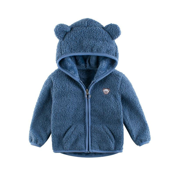 Korean Children's Coat Plus Cashmere Sweater Baby Clothes - Amazitshop