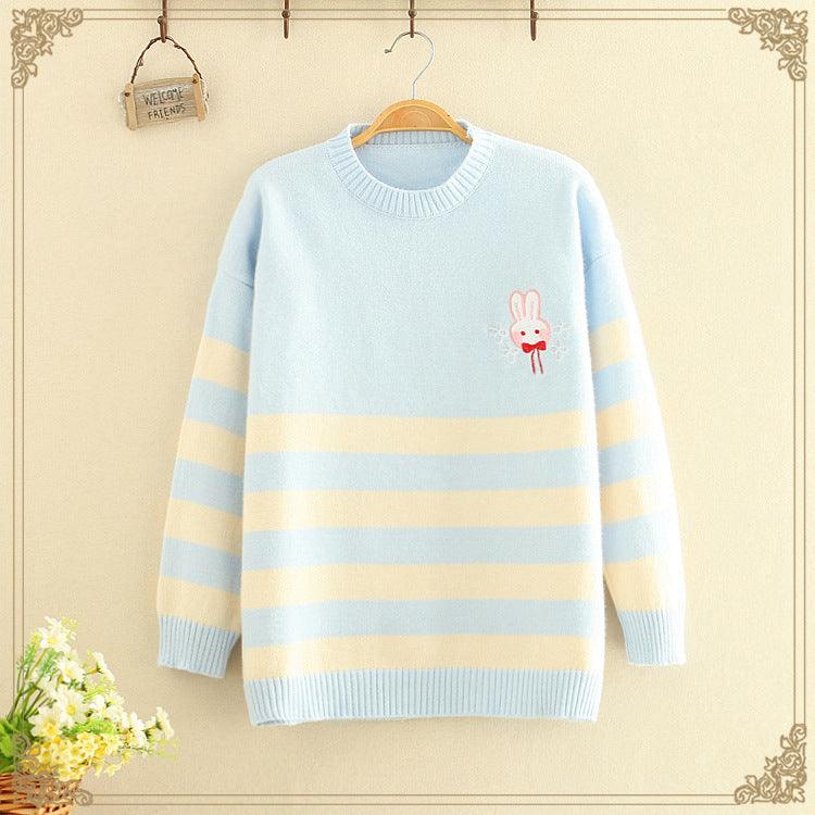 Korean style loose long - sleeved pullover - Amazitshop