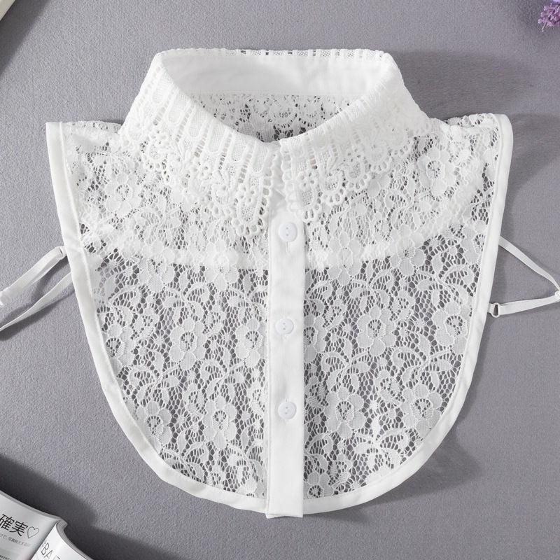 Lace Chiffon Shirt False Collar Decorative Clothing Anti - Dirty Collar - Amazitshop