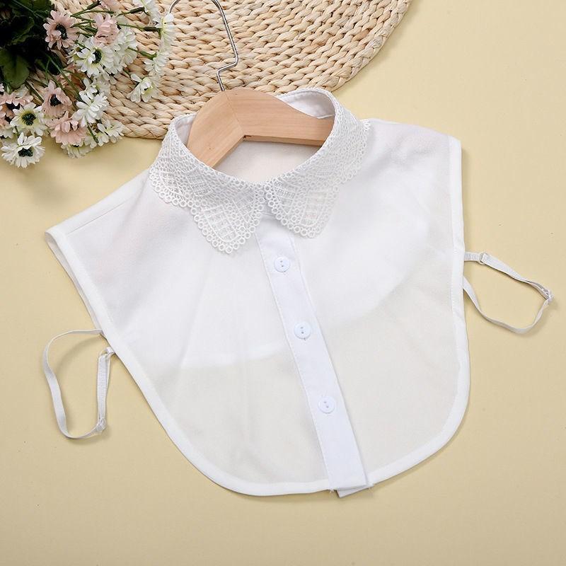Lace Chiffon Shirt False Collar Decorative Clothing Anti - Dirty Collar - Amazitshop