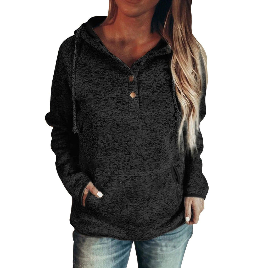 Ladies Drawstring Sweatshirt - Amazitshop