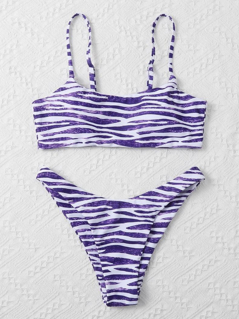 Ladies Fashion Swimwear Two Piece Bikini - Amazitshop