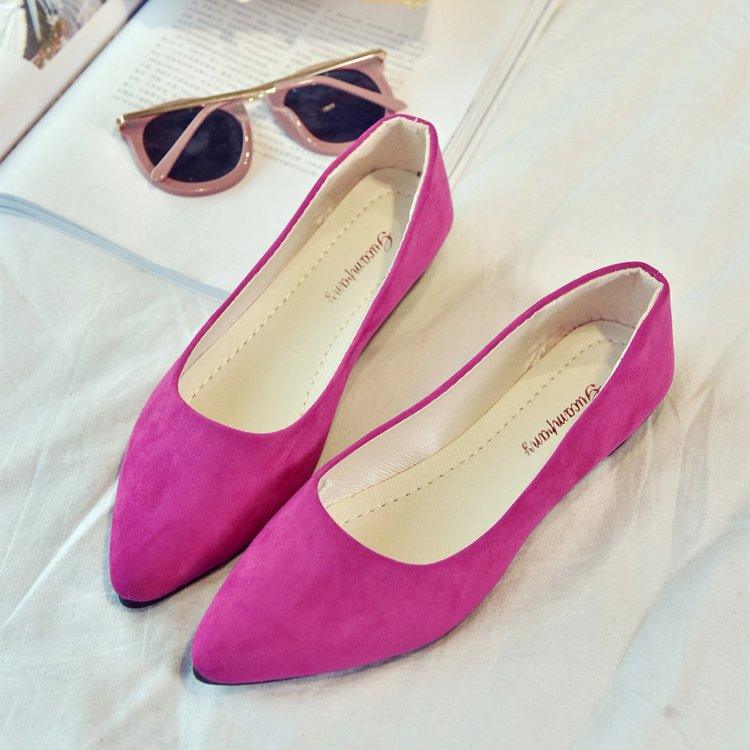 Ladies Suede Flats - Amazitshop