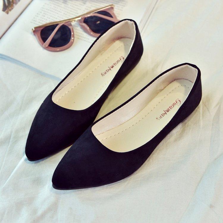 Ladies Suede Flats - Amazitshop