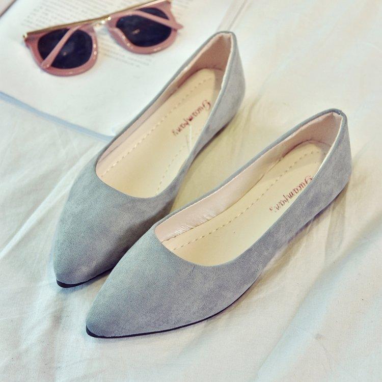 Ladies Suede Flats - Amazitshop