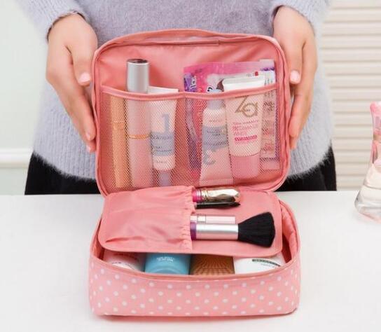 Lady Grace Premium Portable Travel Makeup Cosmetic Bags Organizer Multifunction Case for Women - Amazitshop