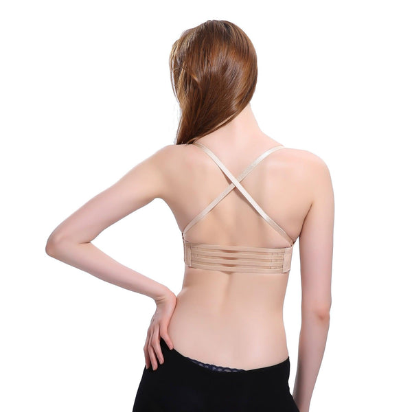 Lala goddess pull B drawstring bra No steel ring seamless small chest gather adjustment sexy bra lingerie - Amazitshop