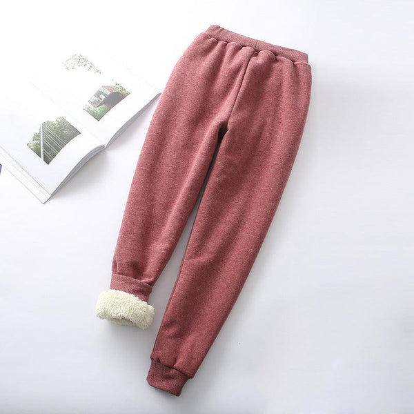 Lamb velvet sweatpants Trousers - Amazitshop