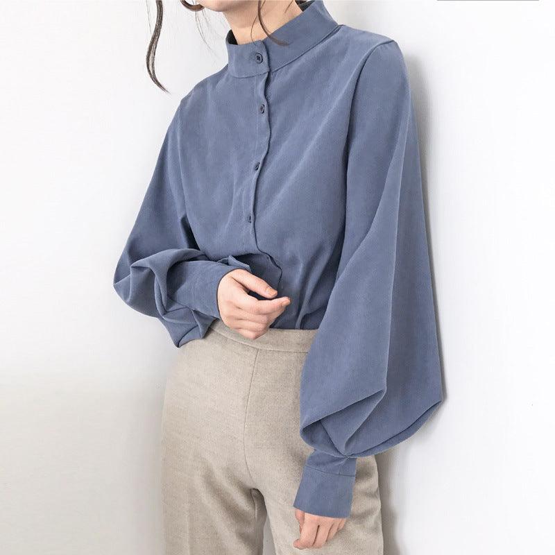 Lantern sleeves work with casual shirts - Amazitshop