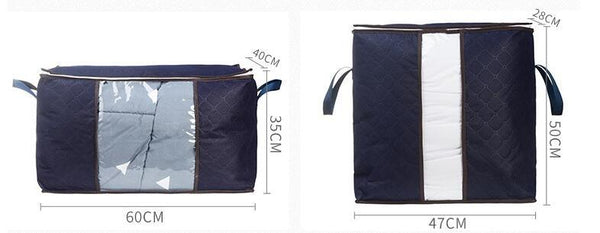 Large Quilt Bag Storage Bag Clothing Storage Box Moving Artifact Non - woven Finishing Dustproof Storage Bag - Amazitshop