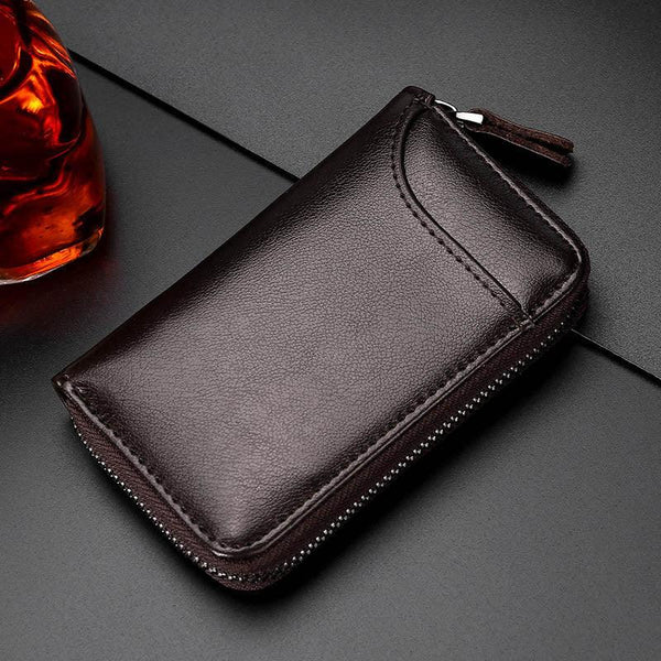 Leather Key Case Multifunctional Car Zipper - Amazitshop